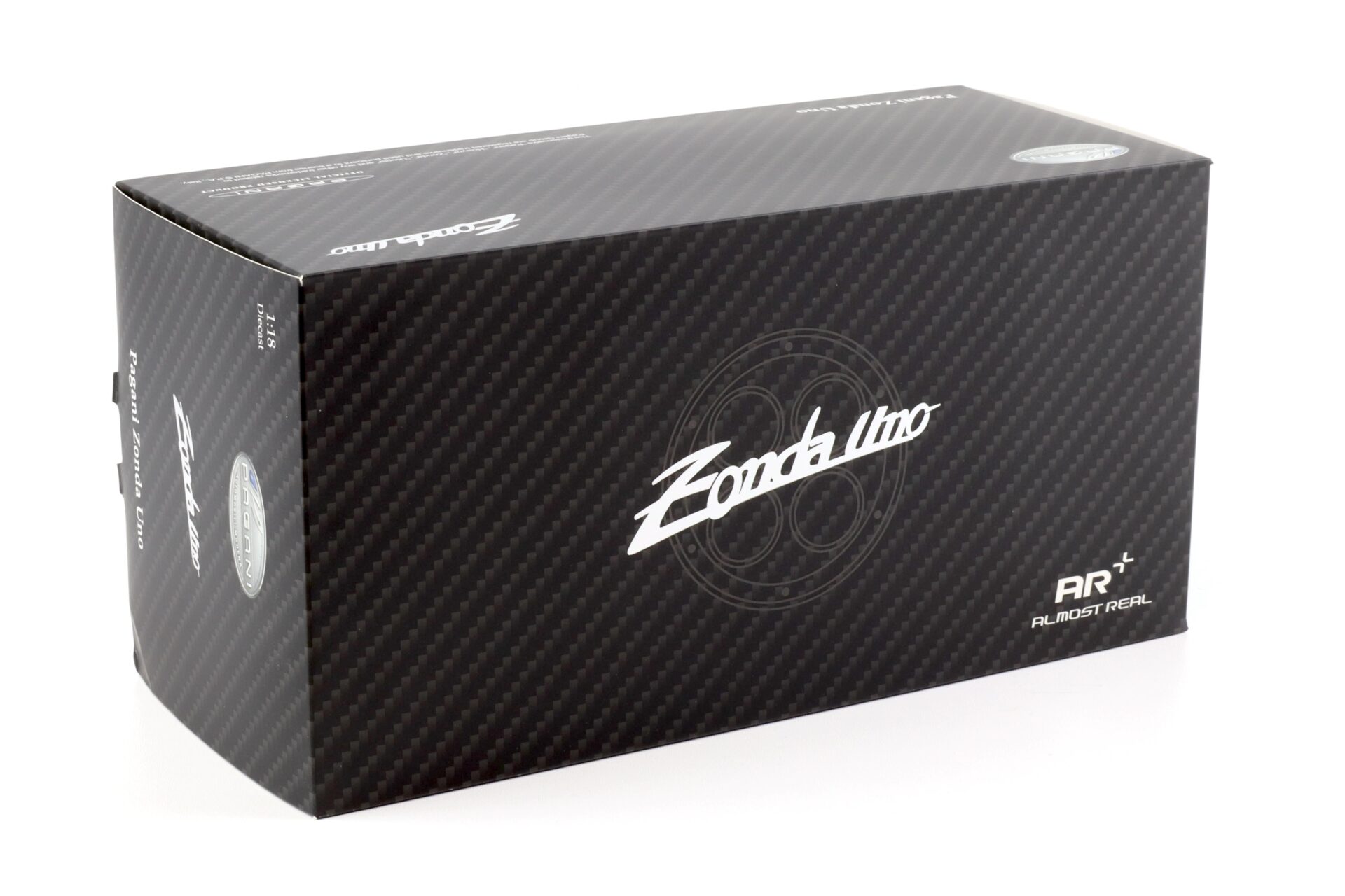 1:18 Almost Real Pagani Zonda Uno light blue/ Carbon 850630001