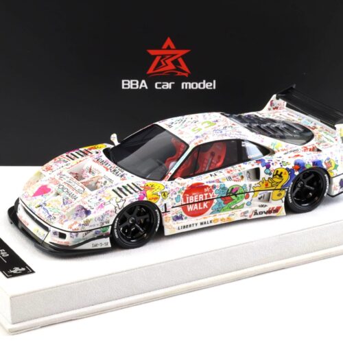 1:18 BBA Model Ferrari F40 LB Works LBWK Livery white with display - Limited 40 pcs.
