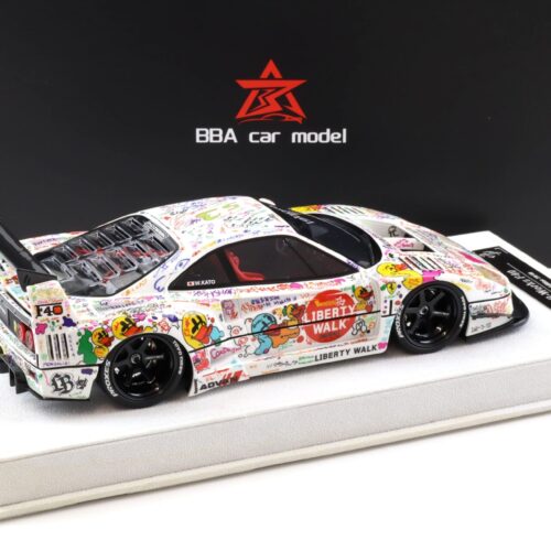 1:18 BBA Model Ferrari F40 LB Works LBWK Livery white with display - Limited 40 pcs.