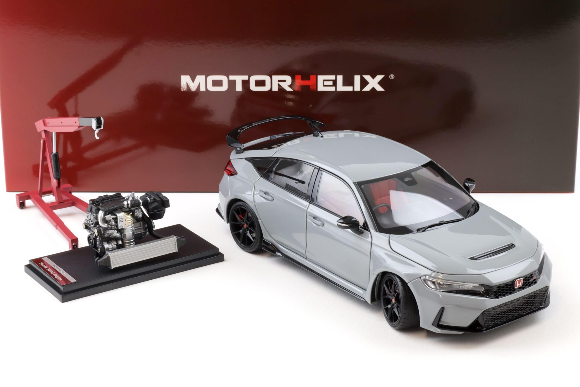 1:18 Motorhelix Honda Civic Type R (FL5) Sonic grey pearl 2022 M85305