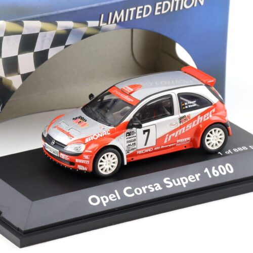 1:43 Schuco Opel Corsa Super 1600 Irmscher #7 Fahrner/ Wenzel