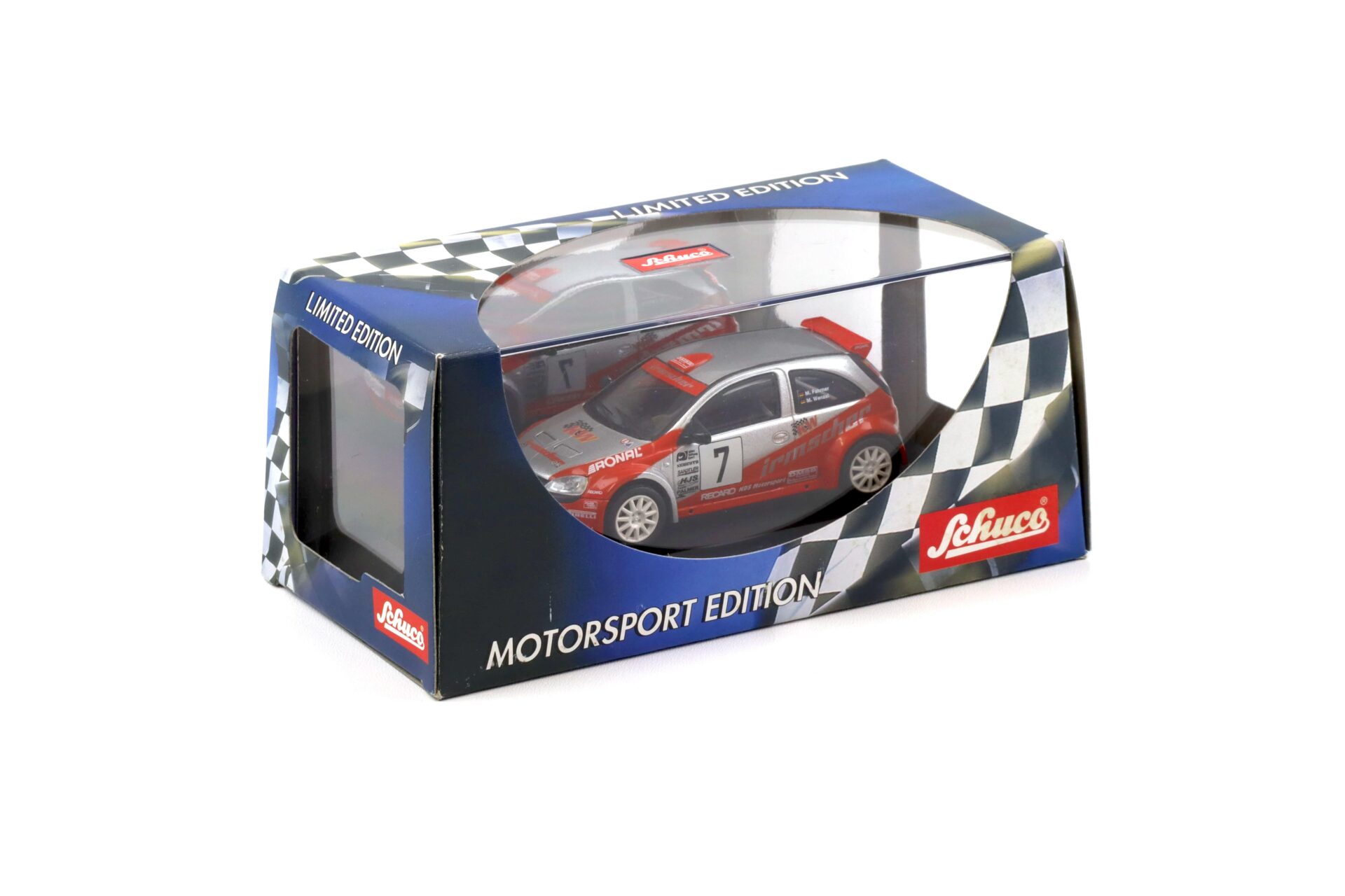 1:43 Schuco Opel Corsa Super 1600 Irmscher #7 Fahrner/ Wenzel