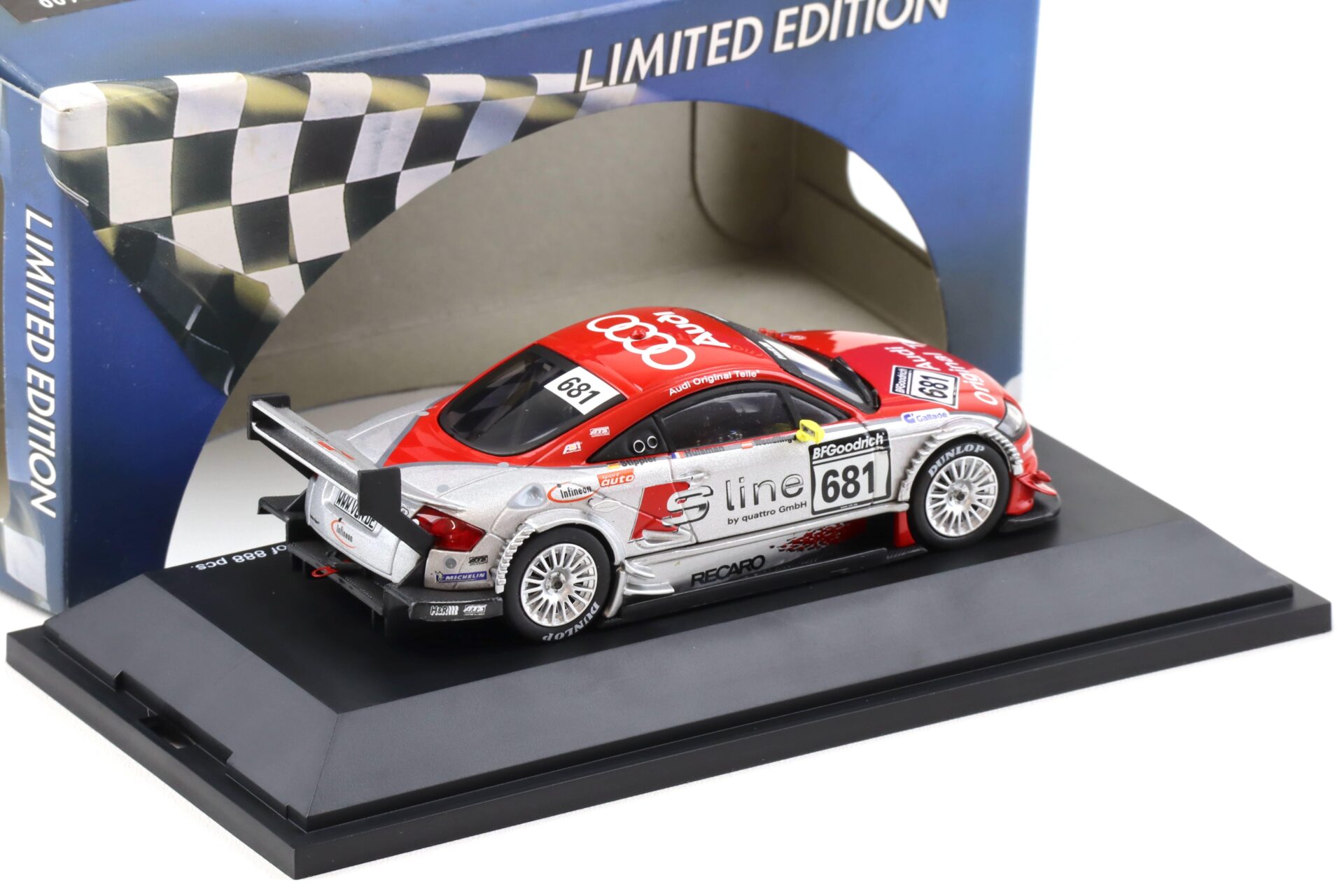 1:43 Schuco ABT Audi TT-R 53.ADAC Westfalenfahrt S-Line #681 Wendlinger
