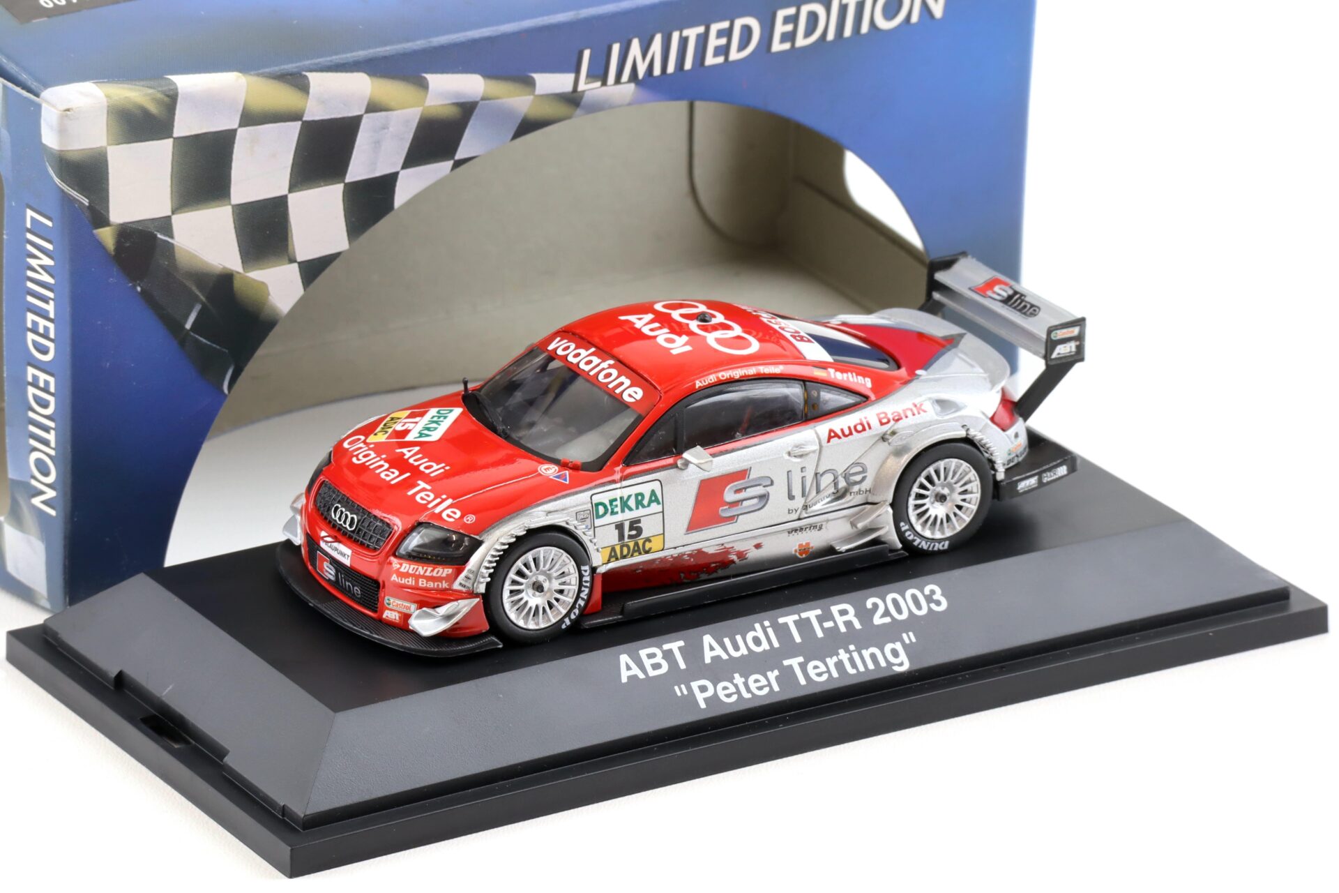 1:43 Schuco ABT Audi TT-R 2003 Peter Terting S-Line #15 Terting