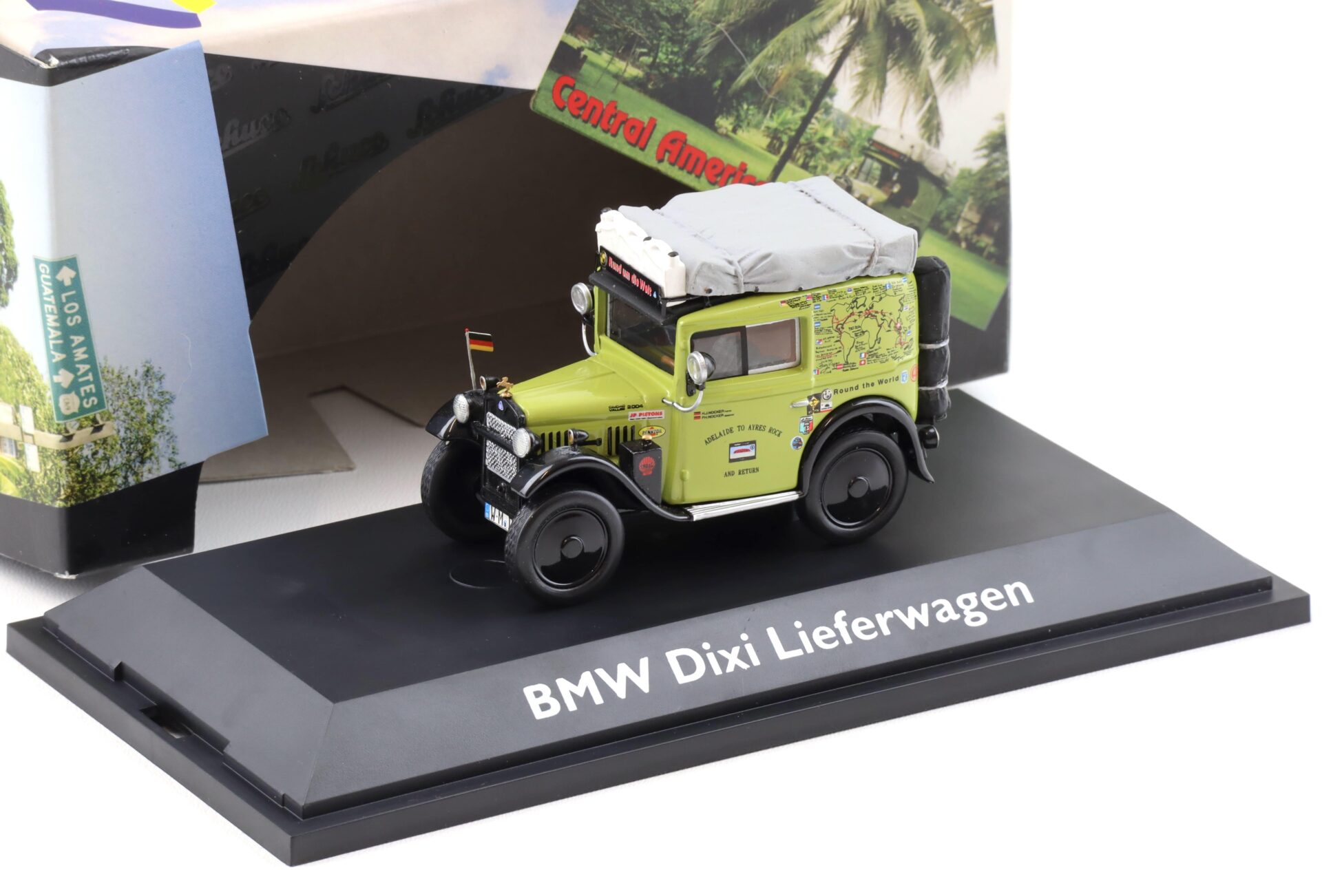 1:43 Schuco BMW Dixi Round the World Edition green/ black