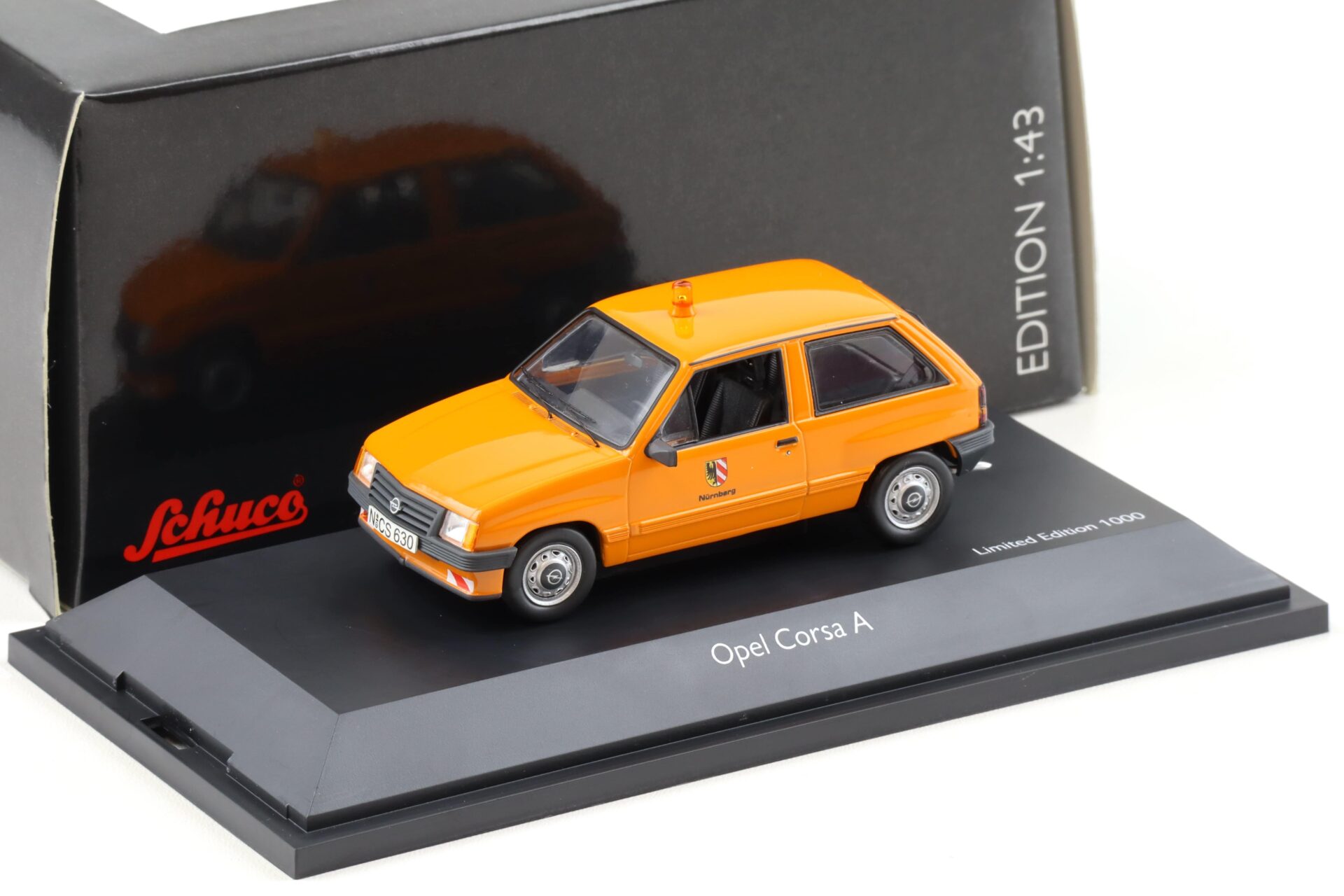 1:43 Schuco Opel Corsa A Stadt Nürnberg orange