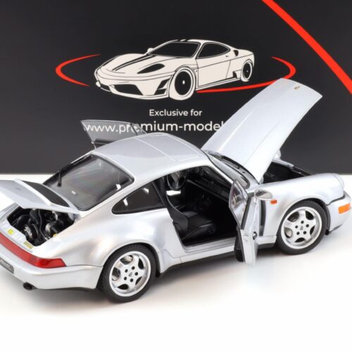 1:18 Norev Porsche 911 964 Carrera 4 WTL 30 Jahre 911 Polar silver - Limited 999 pcs.