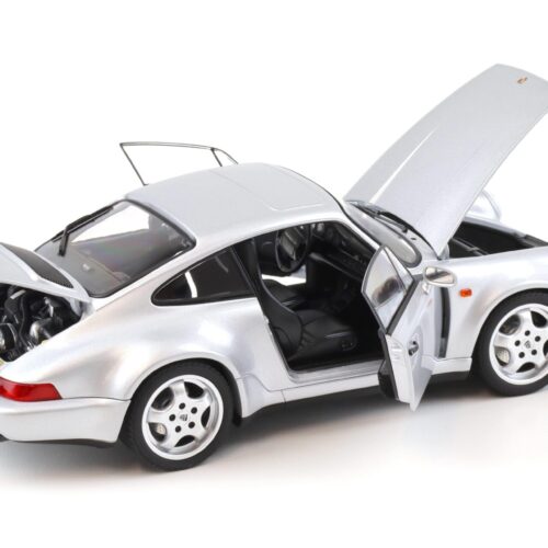 1:18 Norev Porsche 911 964 Carrera 4 WTL 30 Jahre 911 Polar silver - Limited 999 pcs.