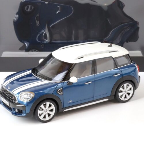 1:18 Kyosho Mini Cooper S Countryman F60 Island blue/ white DEALER VERSION