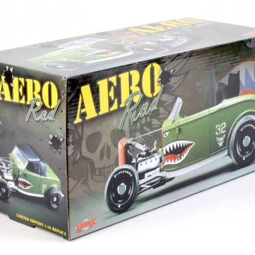 1:18 GMP 1932 Ford Deuce AERO ROD Roadster Hot Rod matt green G1805022