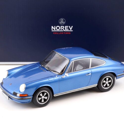 1:18 Norev Porsche 911 S Coupe 2.4 blue metallic 1973