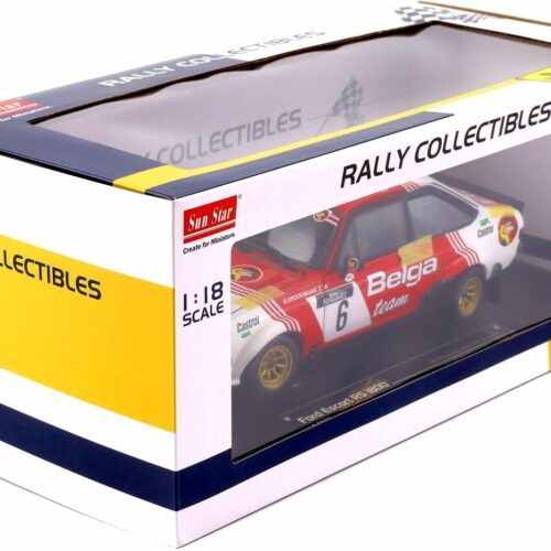 1:18 Sun Star Ford Escort RS 1800 #6 R.Droogmans/ R.Joosten Lotto Haspengouw Rally 1982