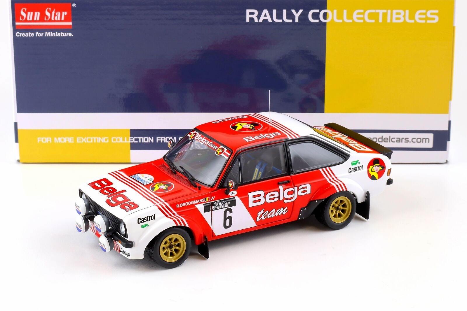 ID 96026 orig.jpg 1:18 Sun Star Ford Escort RS 1800 #6 R.Droogmans/ R.Joosten Lotto Haspengouw Rally 1982