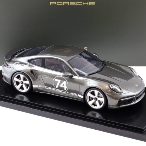 1:18 Spark Porsche 911 992 Turbo S 50 Years HDP Aventurine green WAP DEALER