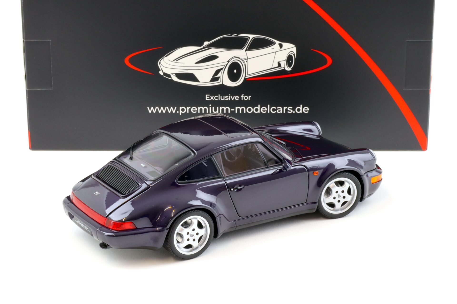 1:18 Norev Porsche 911 964 Carrera 4 WTL 30 Jahre 911 viola metallic - Limited 999 pcs.
