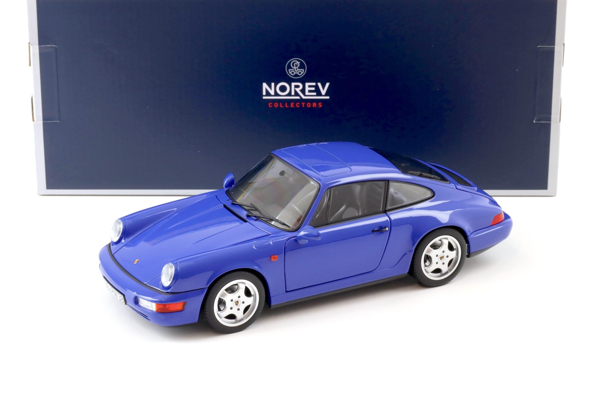 1:18 Norev Porsche 911 (964) Carrera 4 Coupe 1990 Maritim blue - Limited 504 pcs.