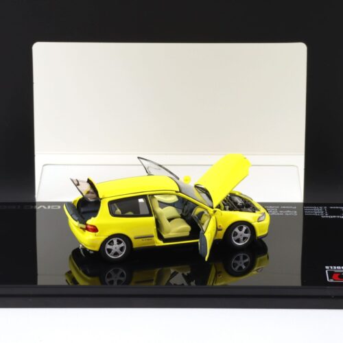 1:43 LCD Models Honda Civic SiR II (EG6) VTEC 1993 yellow LCD43010-YE