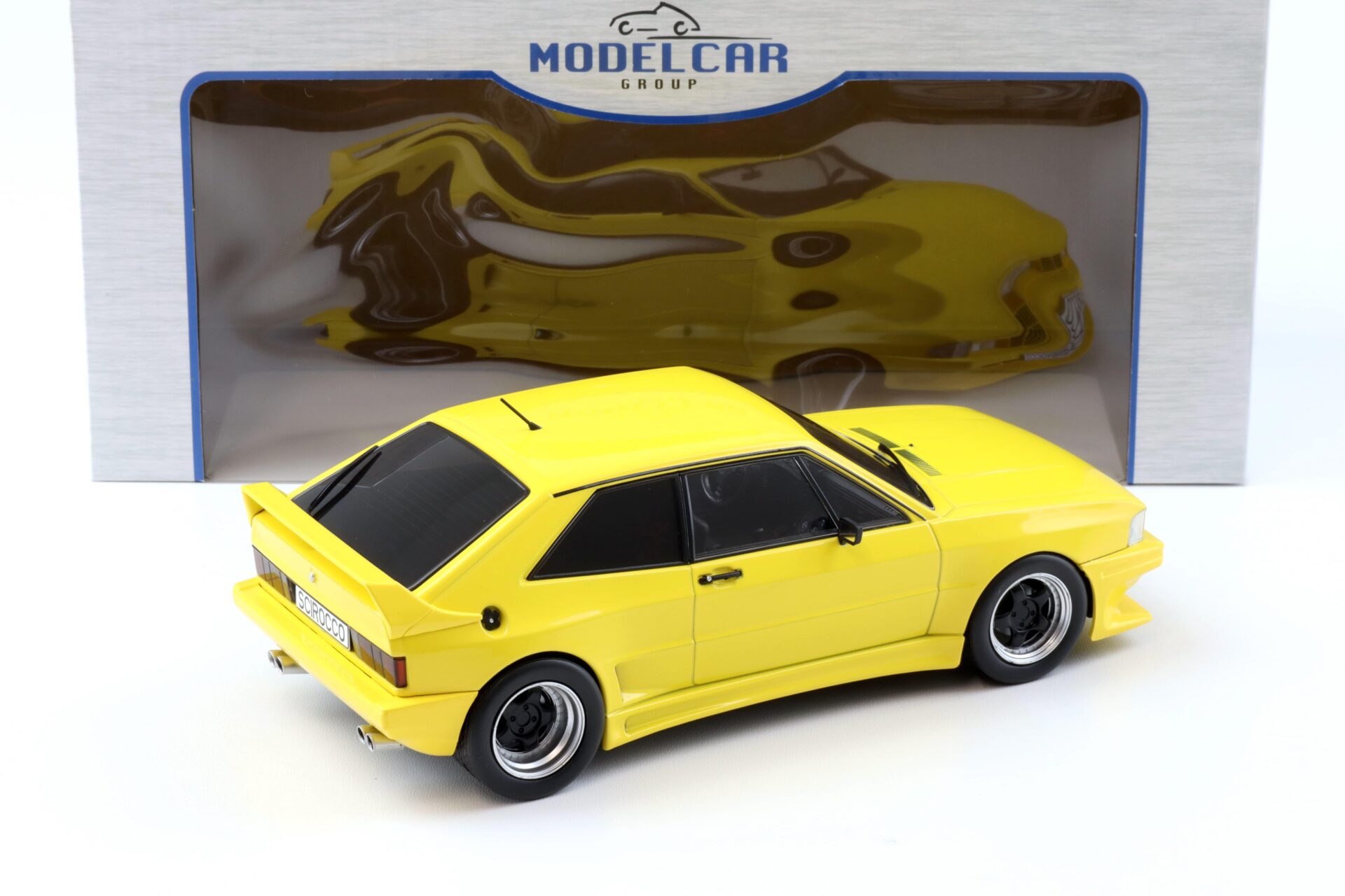 1:18 MCG VW Volkswagen Scirocco Rieger GTO 1980 yellow