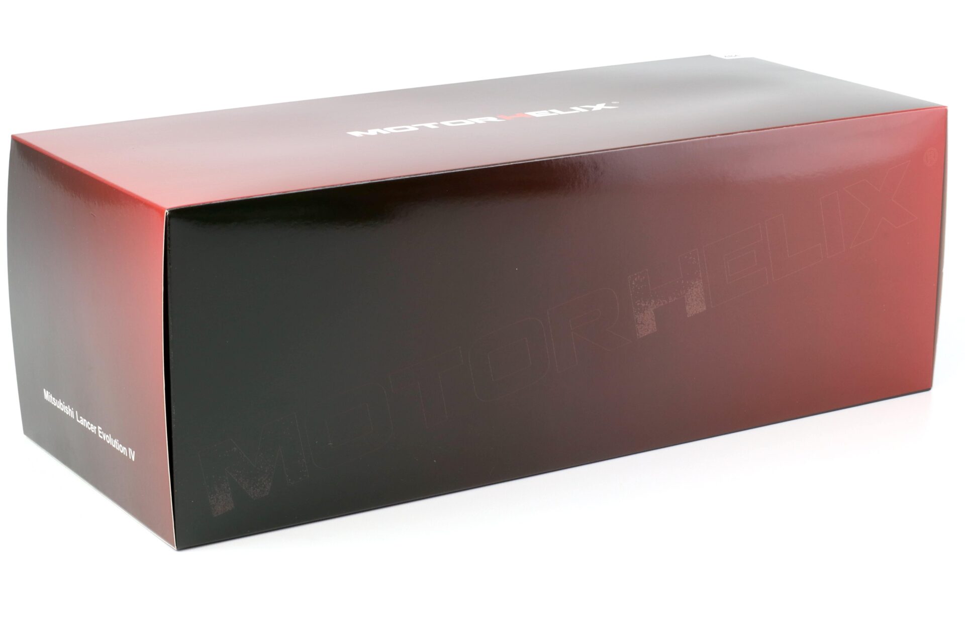 1:18 Motorhelix Mitsubishi Lancer EVO 4 IV Scotia white 1999 with engine M84003