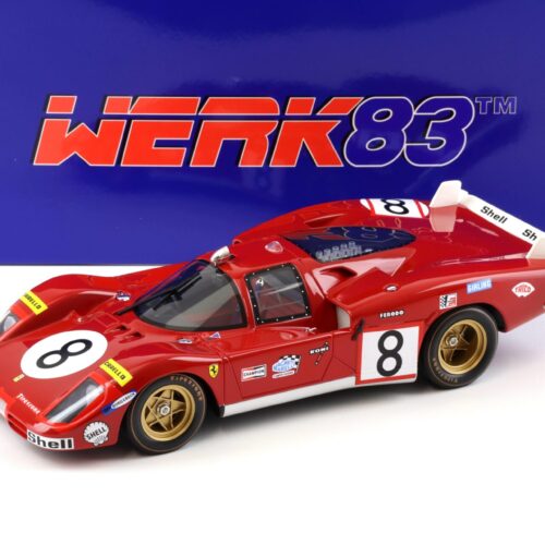 1:18 WERK83 Resin Ferrari 512S 24h LeMans 1970 #8 Merzario/ Regazzoni