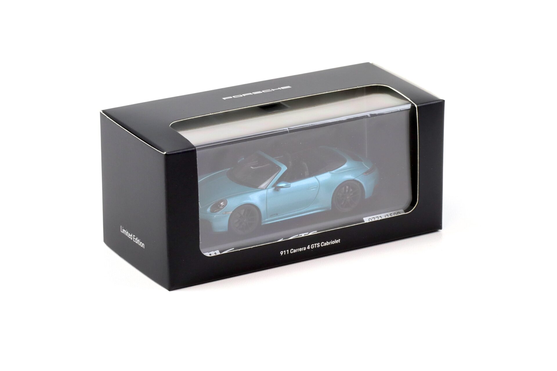 1:43 Minichamps Porsche 911 992.2 Carrera 4 GTS Cabriolet Ipanema blue WAP DEALER