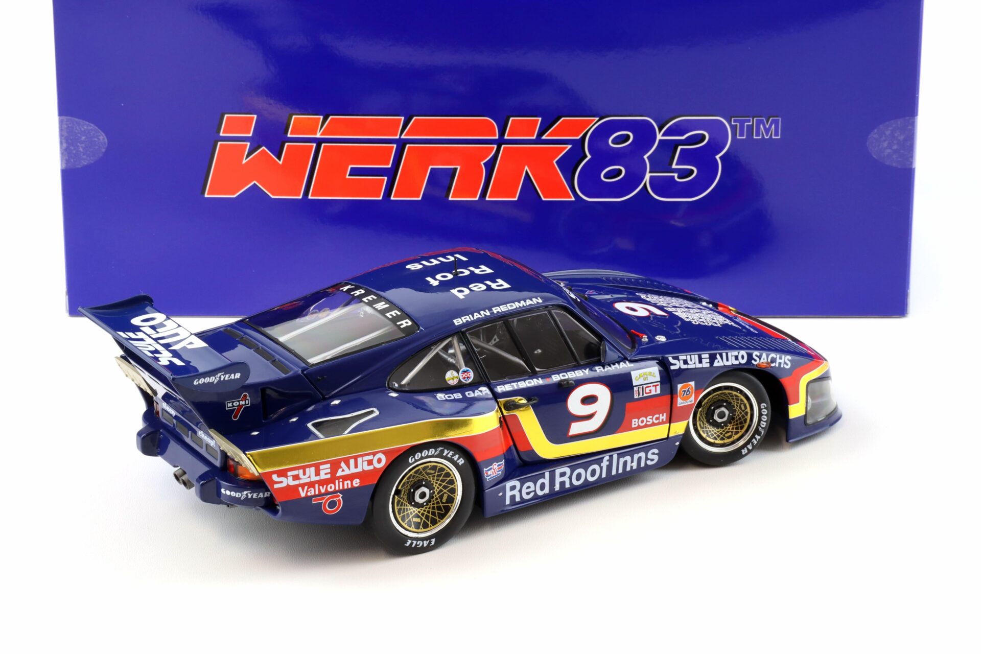 1:18 WERK83 Porsche 935 K3/80 #9 Winner 24h Daytona 1981 Garretson Racing