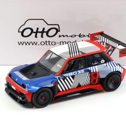 1:18 OTTO mobile OT1175 Renault 5 Turbo 3E E-Tech metal blue 2023