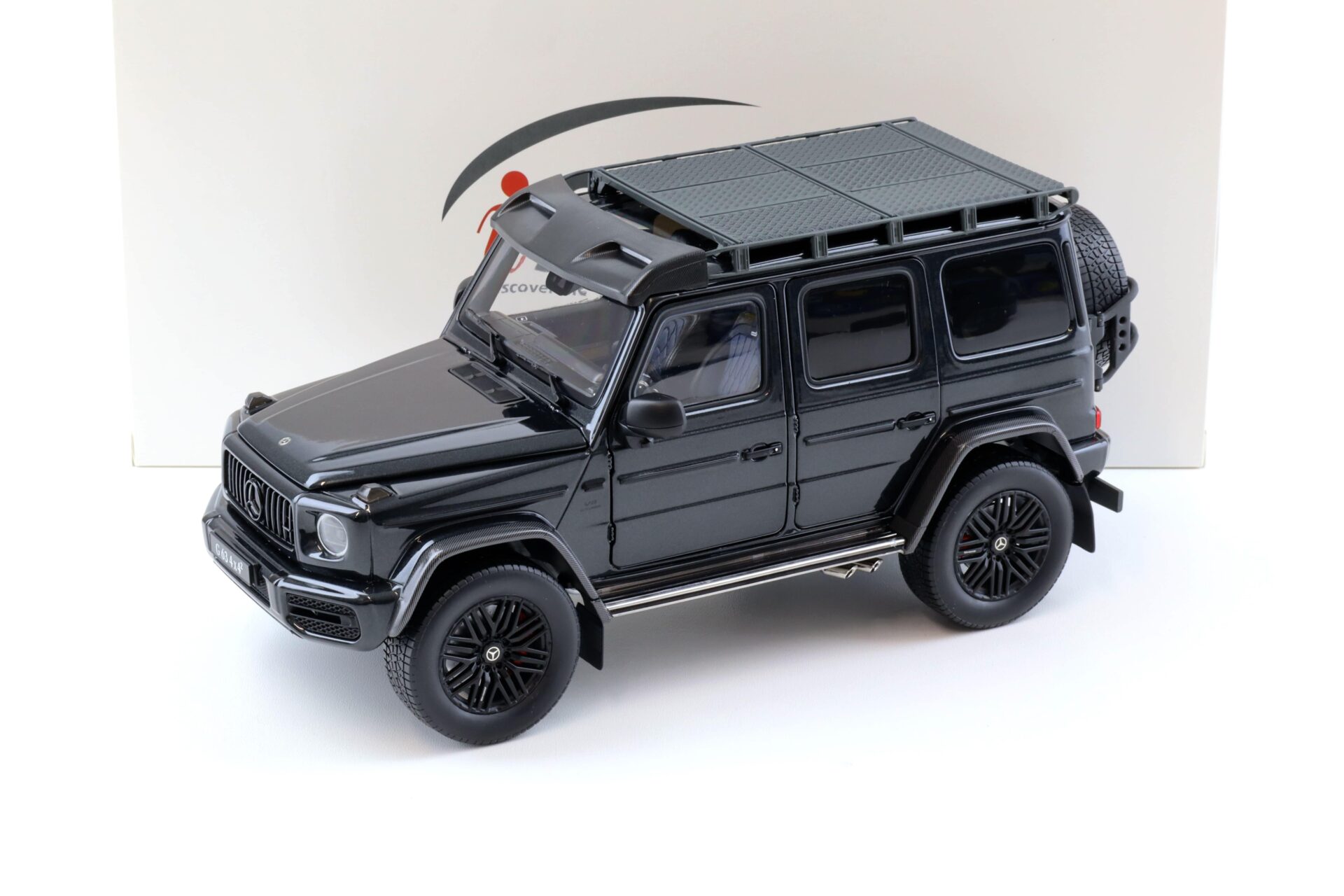 1:18 iScale Mercedes G63 AMG (W463) 4x4 magnetit black metallic 2022