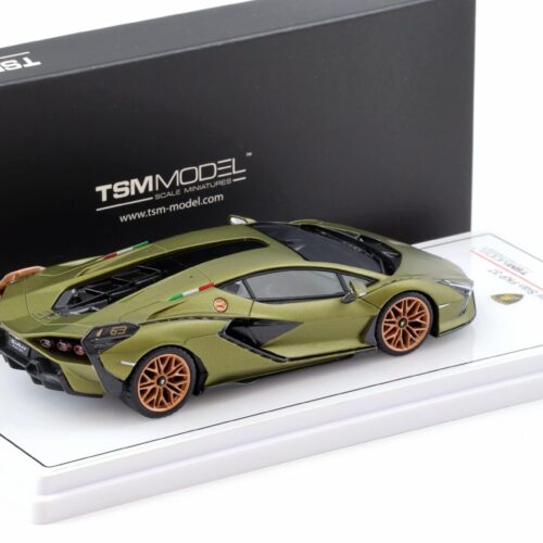 1:43 TSM Model Lamborghini Sian FKP 37 Verde Gea matt green TSM430829