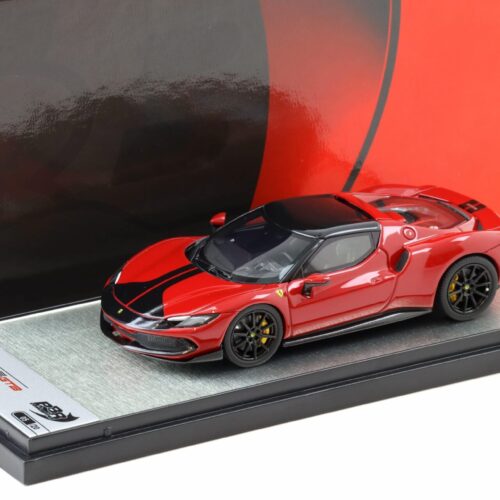 1:43 BBR Ferrari 296 Assetto Fiorano Rosso F1 red/ black stripe - Limited 20 pcs.
