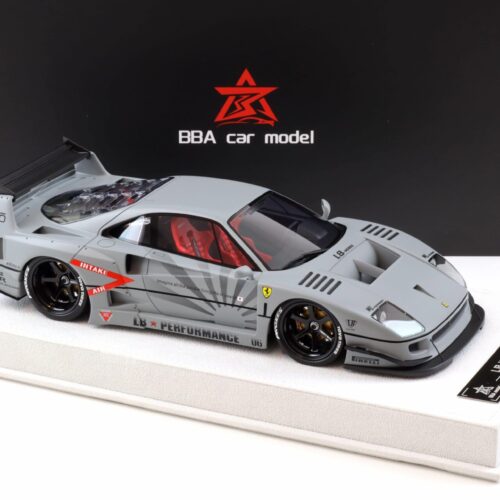 1:18 BBA Model Ferrari F40 LB Works LBWK Fighter grey with display - Limited 50 pcs.