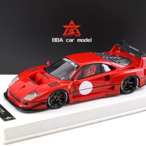 1:18 BBA Model Ferrari F40 LB Works LBWK red with display - Limited 50 pcs.