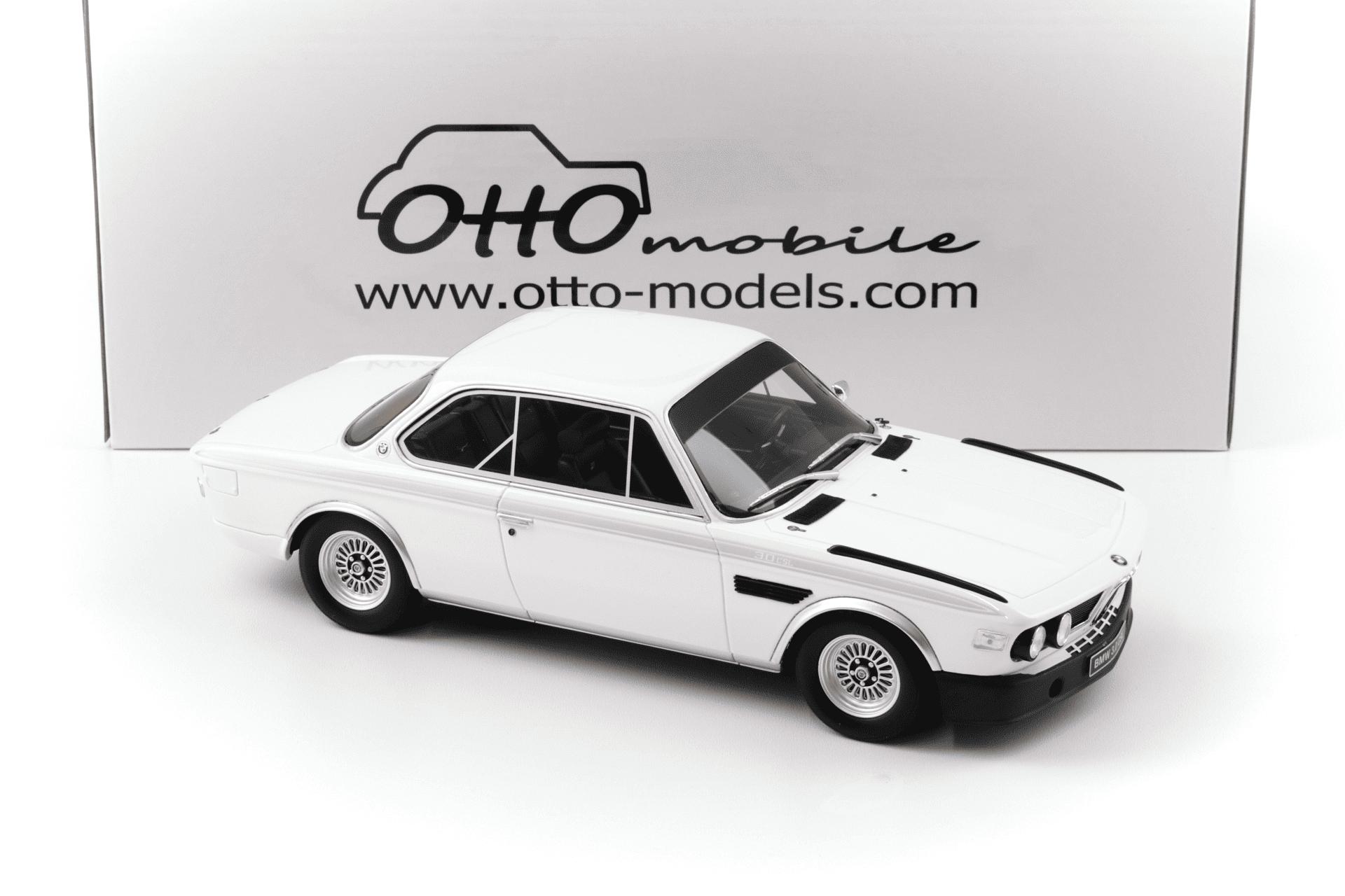 1:18 OTTO mobile OT1145 BMW 3.0 CSL Coupe E9 Chamonix white 1972