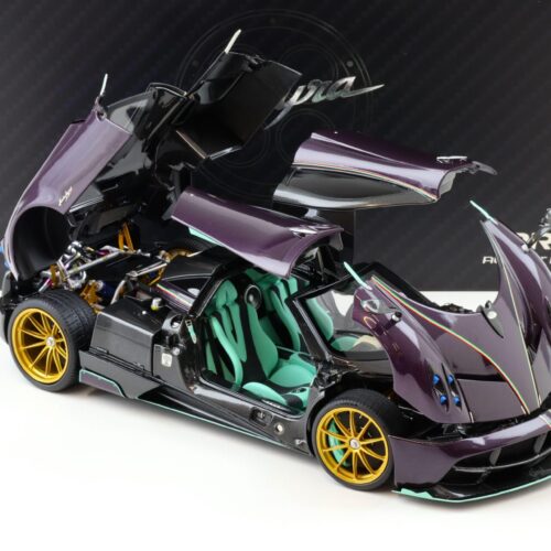 1:18 Almost Real Pagani Huayra Dinastia Yazi purple Carbon/ turquoise 2016