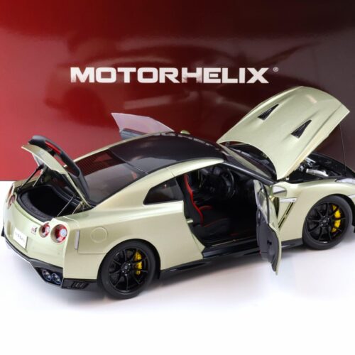 1:18 Motorhelix Nissan GT-R R35 Track Edition by NISMO T-Spec 2022 Millenium Jade
