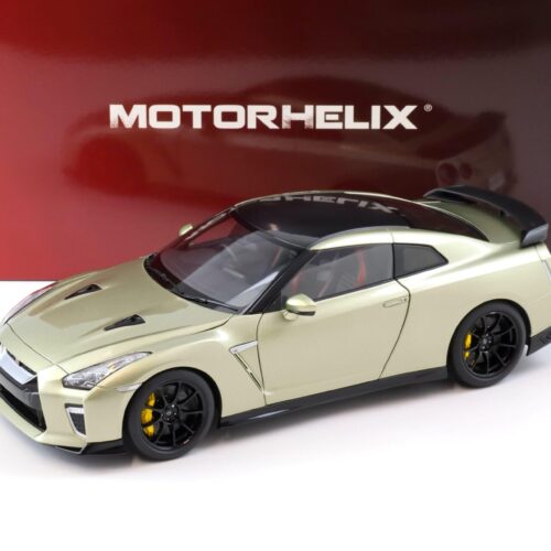 1:18 Motorhelix Nissan GT-R R35 Track Edition by NISMO T-Spec 2022 Millenium Jade