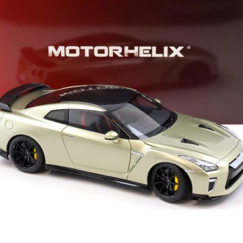 1:18 Motorhelix Nissan GT-R R35 Track Edition by NISMO T-Spec 2022 Millenium Jade