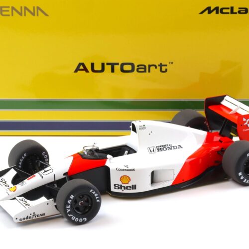 1:18 AUTOart McLAREN Honda MP4/6 Japanese GP 1991 A.Senna #1 without McLaren Logo