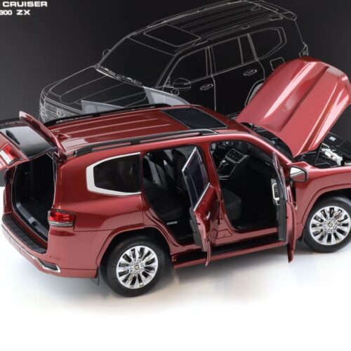 1:18 LCD Models Toyota Land Cruiser LC 300 ZX red metallic LCD18013-ZX-RE