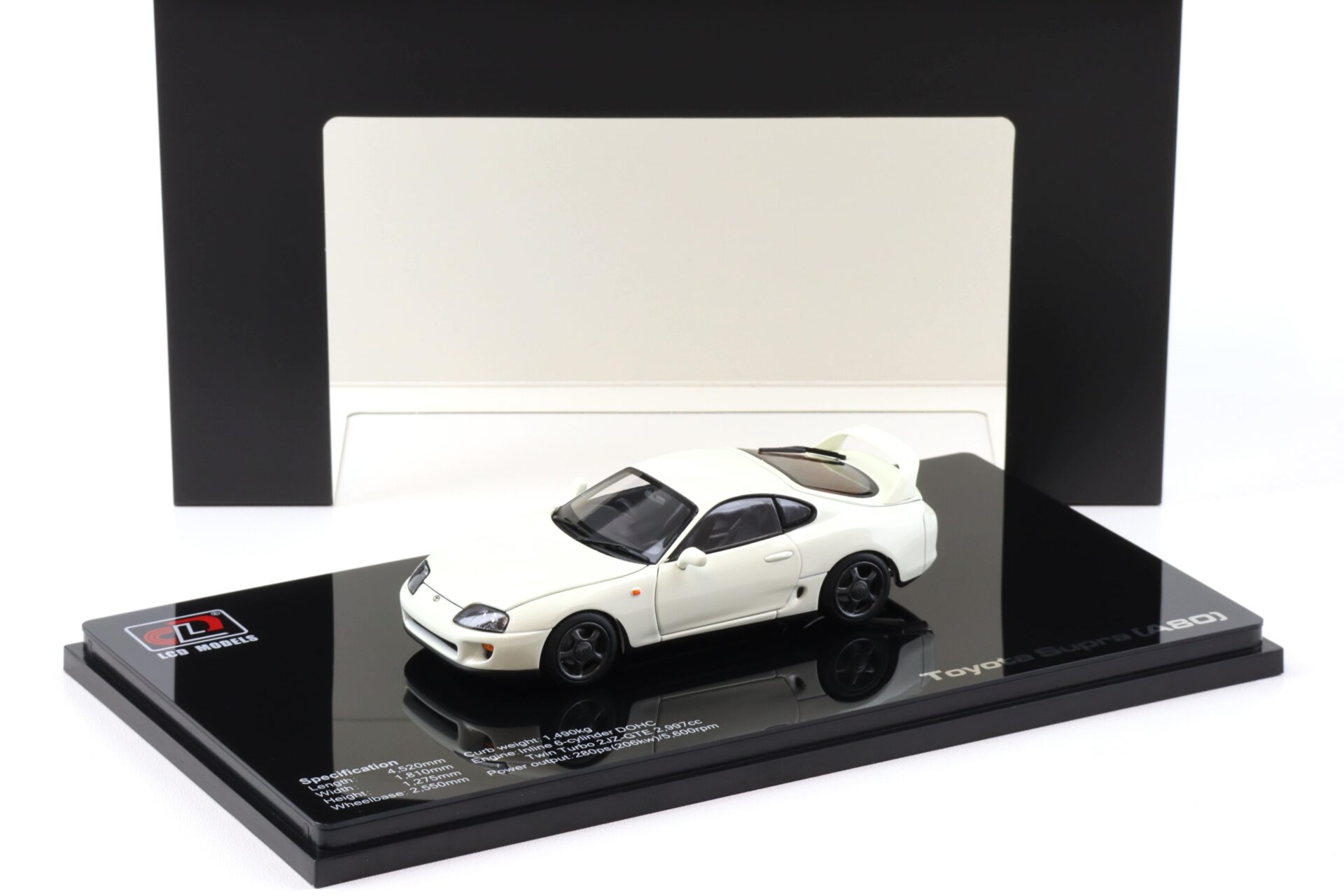 1:43 LCD Models Toyota Supra A80 Coupe RHD white LCD43009-WH