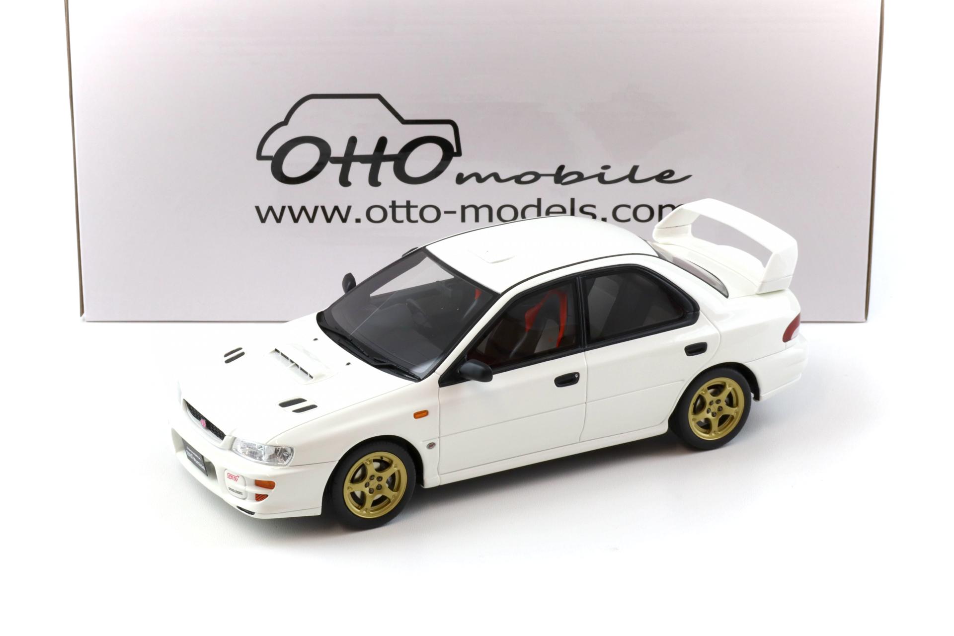 1:18 OTTO mobile OT490 Subaru Impreza WRX Type RA STI Pure white 2000