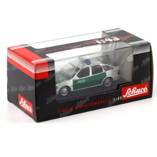 1:43 Schuco Opel Vectra Limousine Sedan POLIZEI green/ white