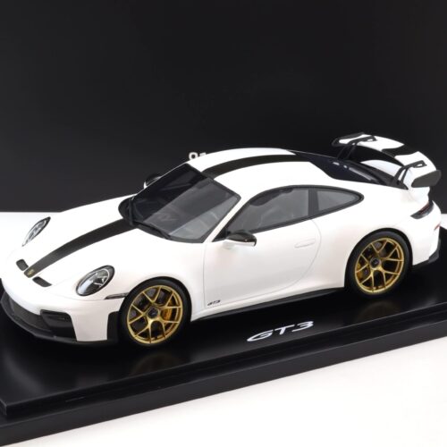 1:18 Spark Porsche 911 992.2 GT3 Coupe white/ gold wheels WAP DEALER