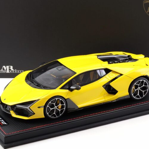 1:18 MR Collection Lamborghini Revuelto Giallo yellow with display - Limited 49 pcs.