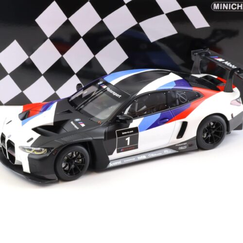 1:18 Minichamps BMW M4 GT3 Presentation 2021 #1 white/blue/red