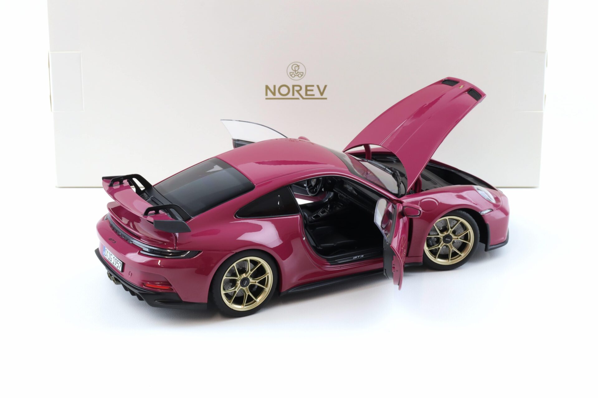 1:18 Norev Porsche 911 992 GT3 Coupe 2021 Ruby Star Neo 187381