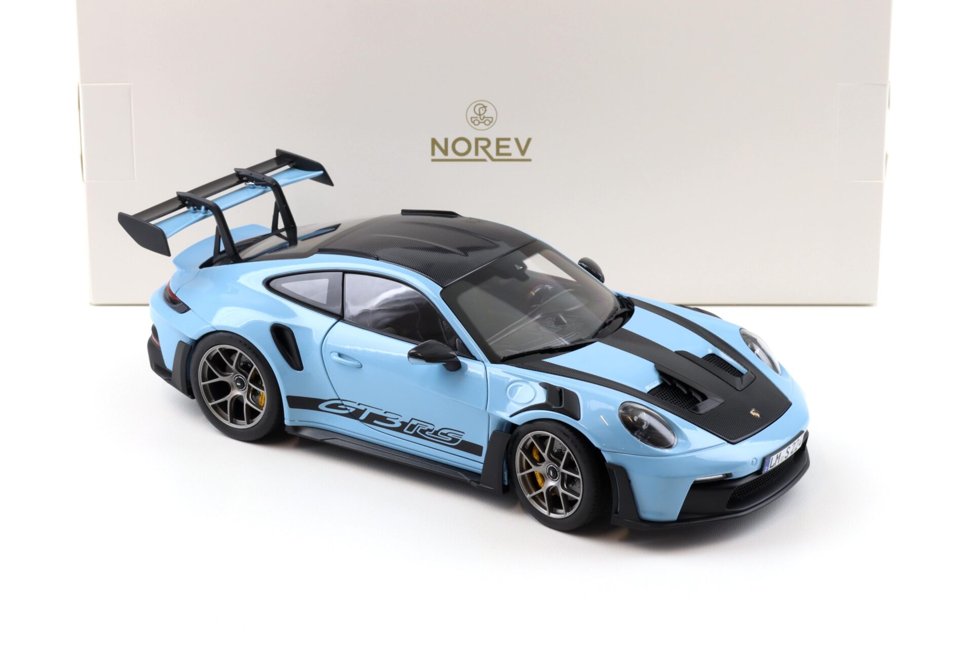 1:18 Norev Porsche 911 992 GT3 RS Weissach Package 2022 Gulf blue 187367