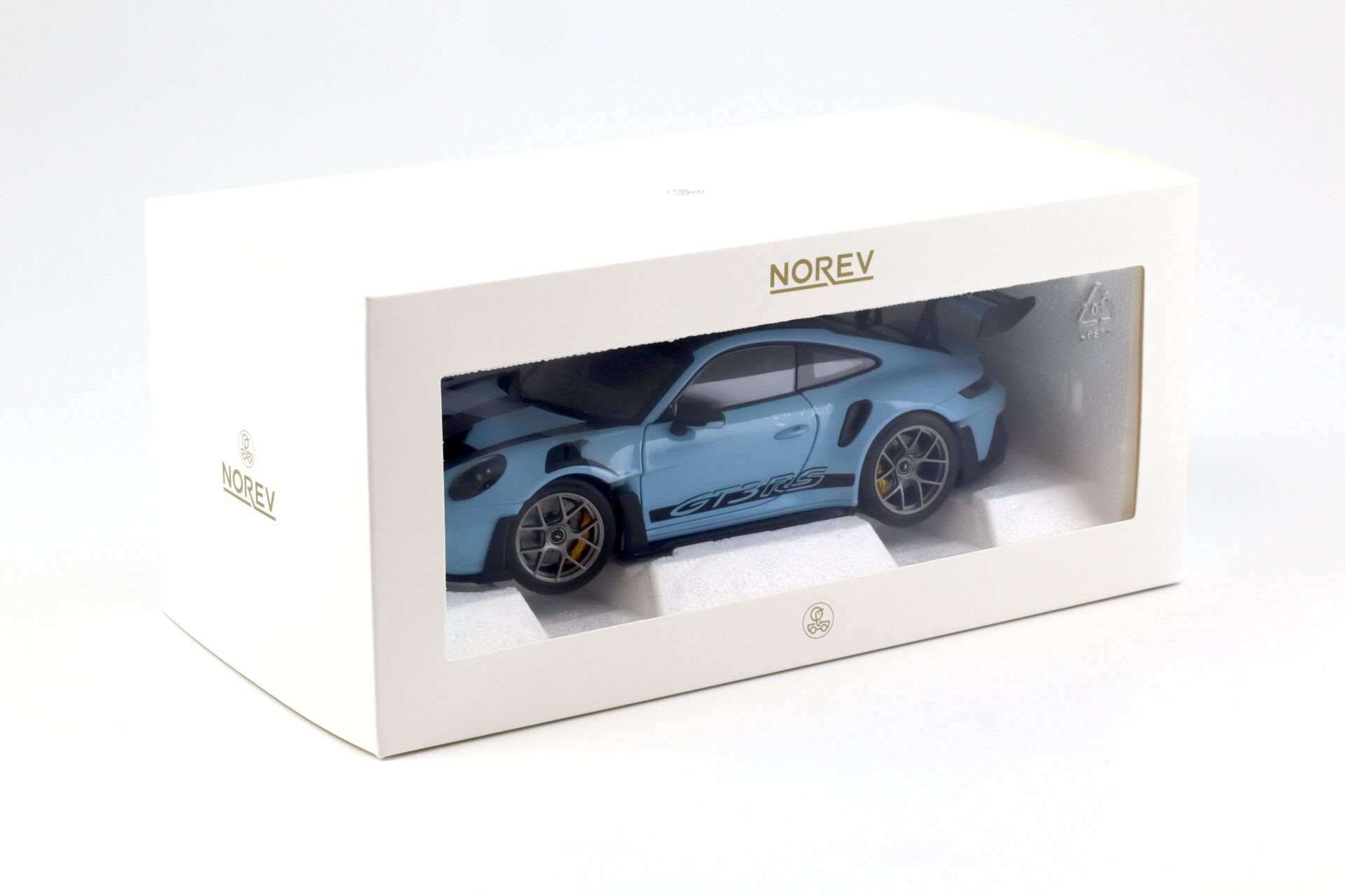 1:18 Norev Porsche 911 992 GT3 RS Weissach Package 2022 Gulf blue 187367