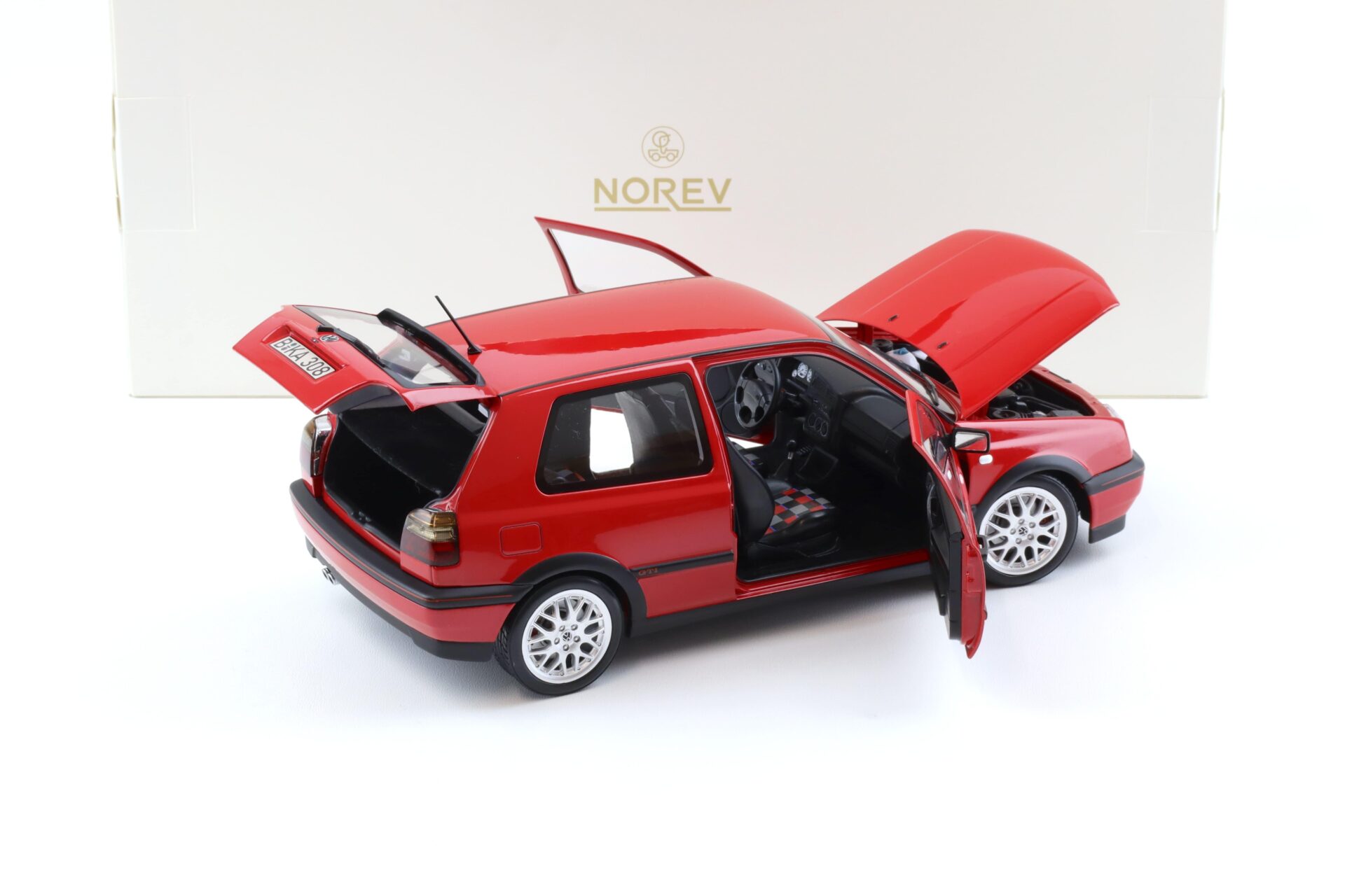1:18 Norev VW Golf 3 GTI 1996 Flash red 20 Years Anniversary Edition 188418