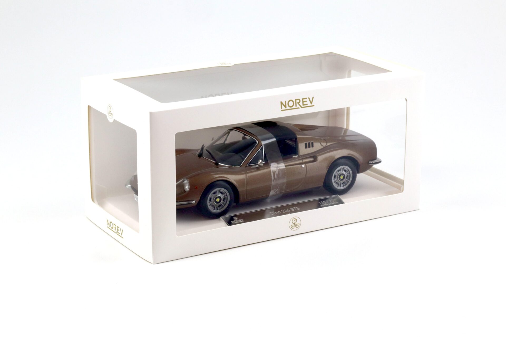 1:18 Norev Ferrari Dino 246 GTS 1970 Nocciola metallic 187815 - Limited 200 pcs.